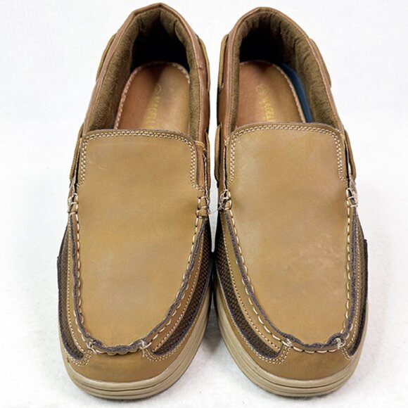 Like New Men’s size 11 Magellan Outdoors “Luke” Leather Boat Shoes Sexy! - Picture 2 of 7